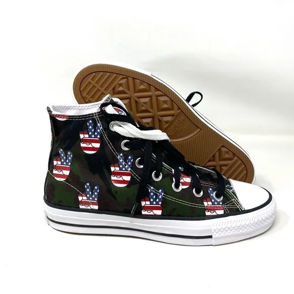 Converse Ctas Pro All Star High Top Green Men’s Canvas Sneakers Size A02413C