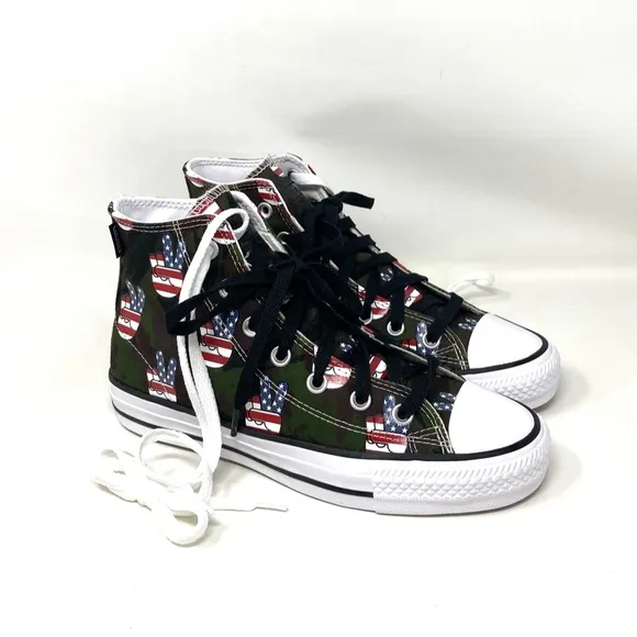 Converse Ctas Pro All Star High Top Green Men’s Canvas Sneakers Size A02413C