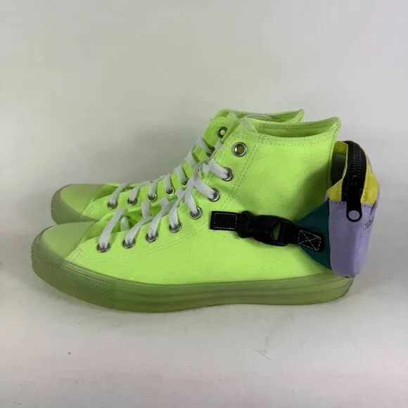 Converse CTAS Sneaker Men's 9.5 Green Lace Up High Top Athletic Shoes 169030C