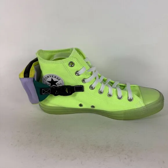 Converse CTAS Sneaker Men's 9.5 Green Lace Up High Top Athletic Shoes 169030C
