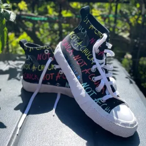 CONVERSE LIMITED EDITION UNT1TLD High Top Shoes Canvas Sneakers Size 8W