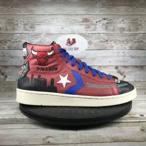 Converse Men's Size 10.5 Chinatown Market x Pro Leather High Bulls Shoes