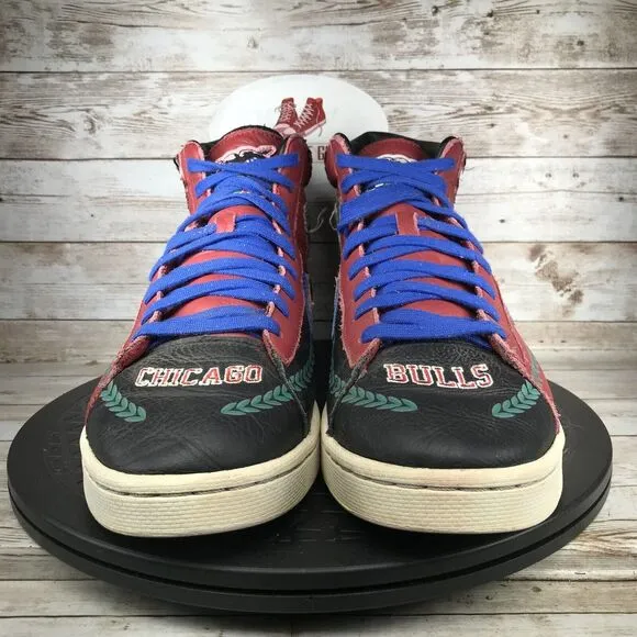 Converse Men's Size 10.5 Chinatown Market x Pro Leather High Bulls Shoes