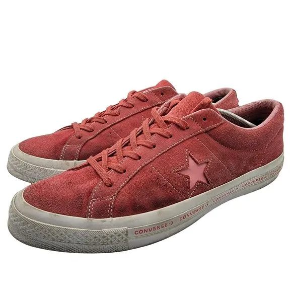 Converse One Star Ox Low Top Mens 13 Paradise Pink Geranium Pink Size 13 159815C