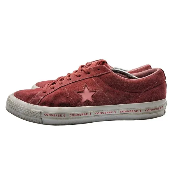 Converse One Star Ox Low Top Mens 13 Paradise Pink Geranium Pink Size 13 159815C