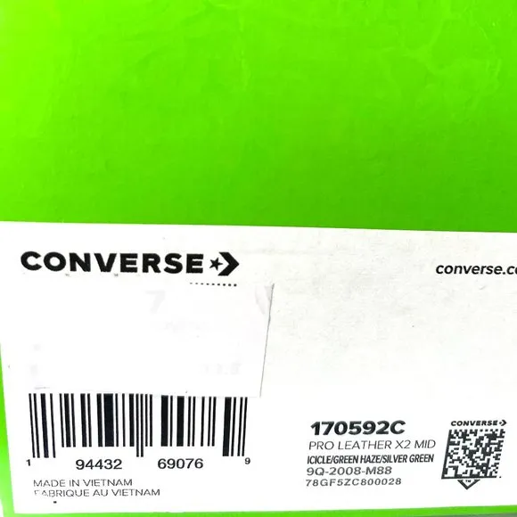 Converse Paria x FARZANEH PRO LEATHER X2 MID Top Shoes Women's Size 170592C