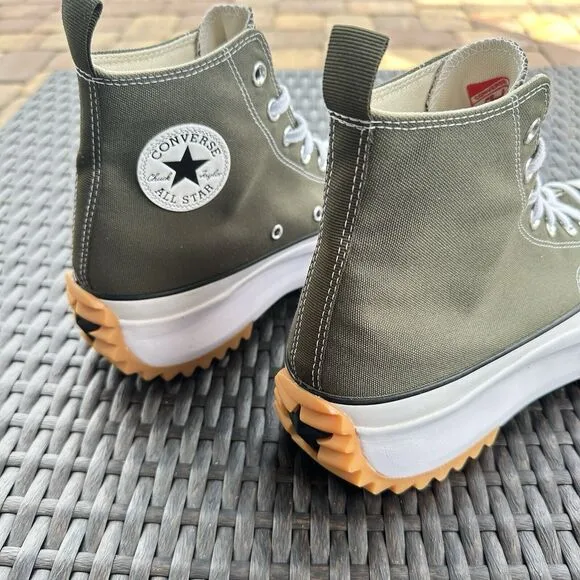 Converse Run Star Hike High Cargo Khaki Men's Shoes 171667C Size 11.5