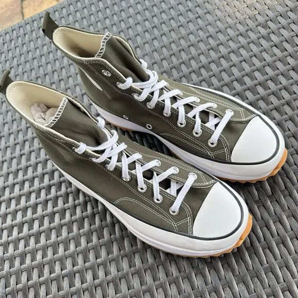 Converse Run Star Hike High Cargo Khaki Men's Shoes 171667C Size 11.5