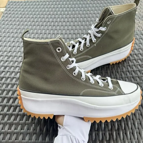 Converse Run Star Hike High Cargo Khaki Men's Shoes 171667C Size 11.5