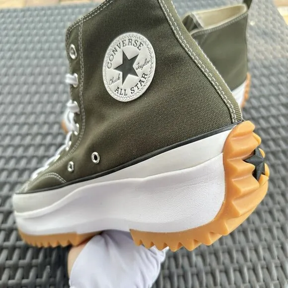 Converse Run Star Hike High Cargo Khaki Men's Shoes 171667C Size 11.5
