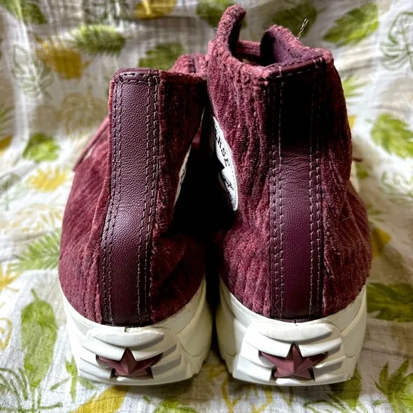 Converse Run Star Hike Trainers Corduroy Platform Y2K High Top Shoes
