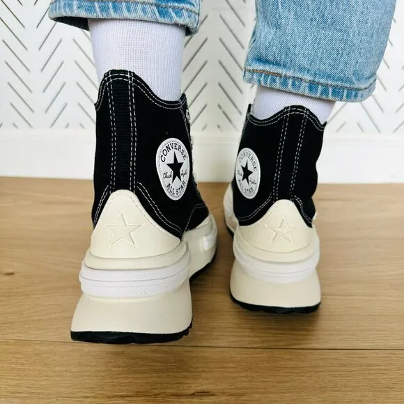 ⭐Converse Run Star Legacy CX Hi Sz 7.5 Women's Shoes Sneakers Black A00869C New