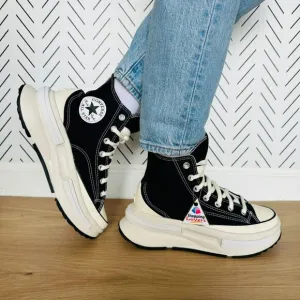 ⭐Converse Run Star Legacy CX Hi Sz 7.5 Women's Shoes Sneakers Black A00869C New