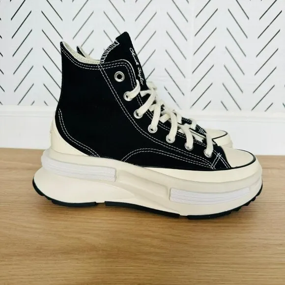 ⭐Converse Run Star Legacy CX Hi Sz 7.5 Women's Shoes Sneakers Black A00869C New