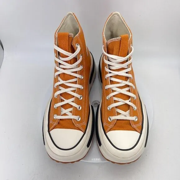 Converse Run Star Legacy CX Hi Top Men Size 10.5 Monarch Black Egret Gold Shoes