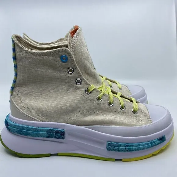 Converse Run Star Legacy CX High Mi Gente Mens Size 10.5 Beige White Shoes