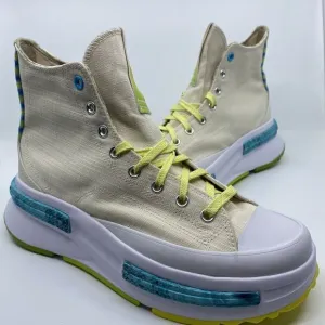 Converse Run Star Legacy CX High Mi Gente Mens Size 10.5 Beige White Shoes