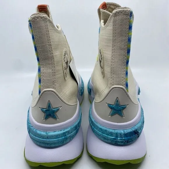 Converse Run Star Legacy CX High Mi Gente Mens Size 10.5 Beige White Shoes