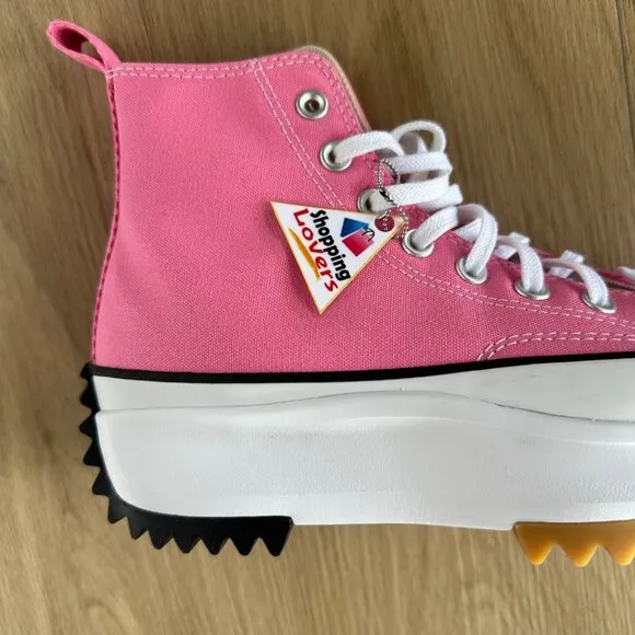 🤩Converse Sz 8.5 Women's Shoes Run Star Hike Pop High Top Sneakers Pink A08735C