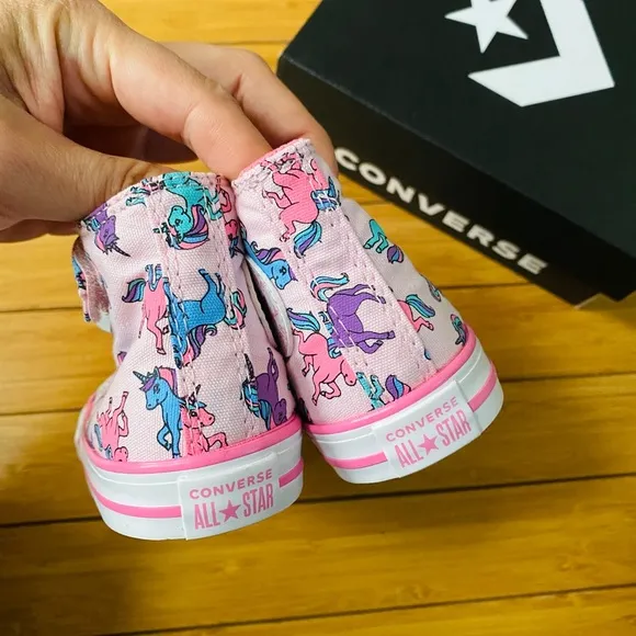 CONVERSE Toddler Girl Printed Hi Top Sneakers Shoes