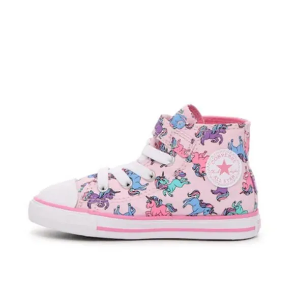 CONVERSE Toddler Girl Printed Hi Top Sneakers Shoes