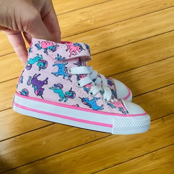 CONVERSE Toddler Girl Printed Hi Top Sneakers Shoes