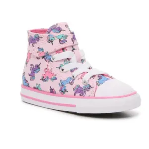 CONVERSE Toddler Girl Printed Hi Top Sneakers Shoes