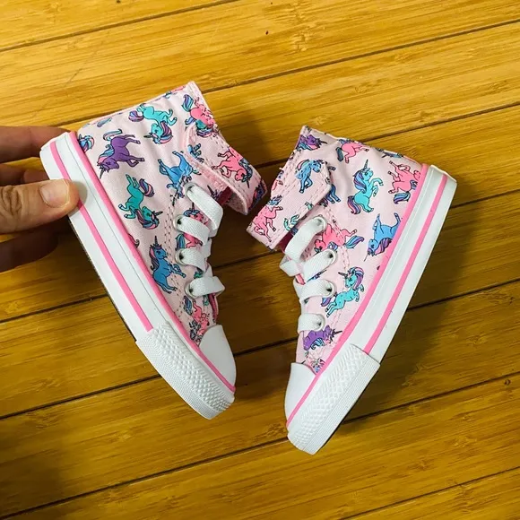 CONVERSE Toddler Girl Printed Hi Top Sneakers Shoes