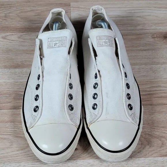 Converse Vintage Slip x John Varvatos Shoes Size 10.5 Mens Off White 114283