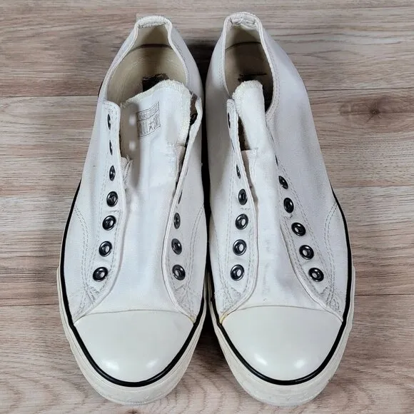 Converse Vintage Slip x John Varvatos Shoes Size 10.5 Mens Off White 114283