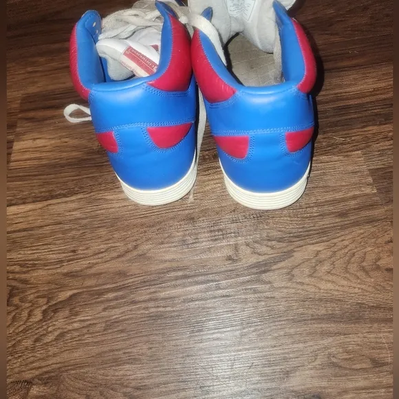 Converse Weapon High Mens  Shoes White Blue Red USA Olympic Vintage Sneakers 12