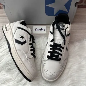CONVERSE WEAPON OX VINTAGE WHITE/Black Men's Size 10 Women's 11.5 Shoes A07239C