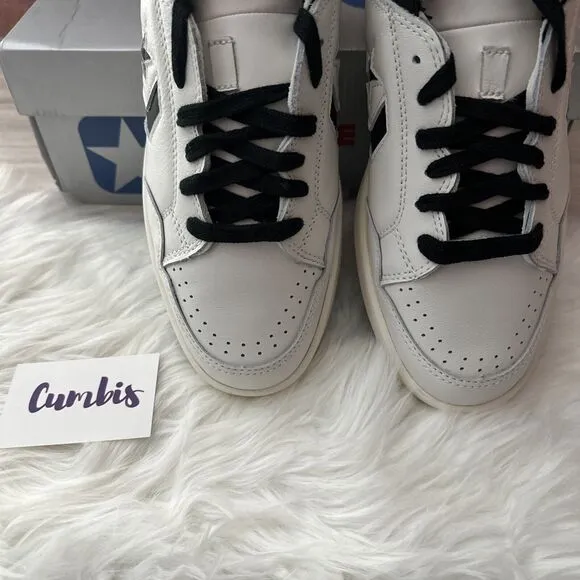 CONVERSE WEAPON OX VINTAGE WHITE/Black Men's Size 10 Women's 11.5 Shoes A07239C