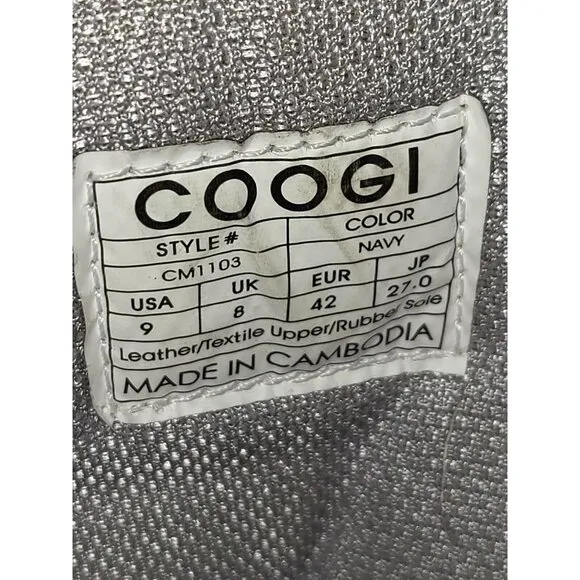 COOGI Men’s Shoes Size 9 #CM1103 With Tag - UK 8 - Vintage - Read Description