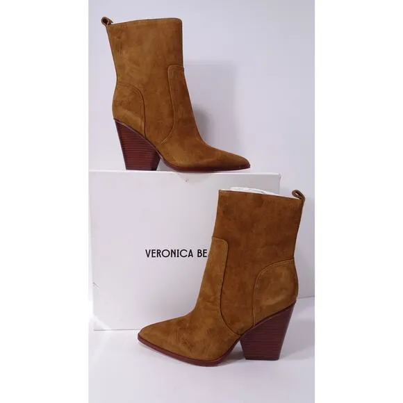 COPY - Veronica Beard Women's Logan Suede Booties Boots Hazelwood NIB 498 9.5