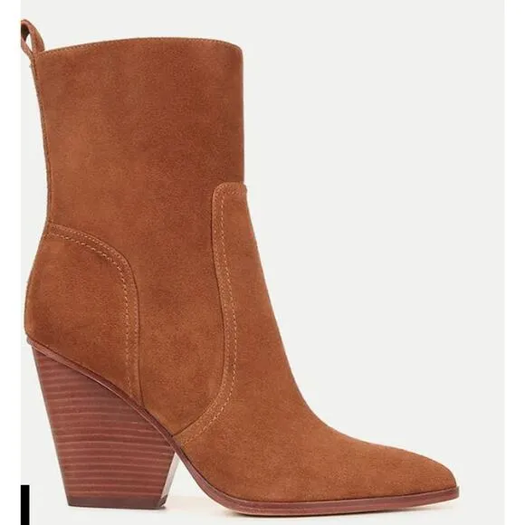 COPY - Veronica Beard Women's Logan Suede Booties Boots Hazelwood NIB 498 9.5