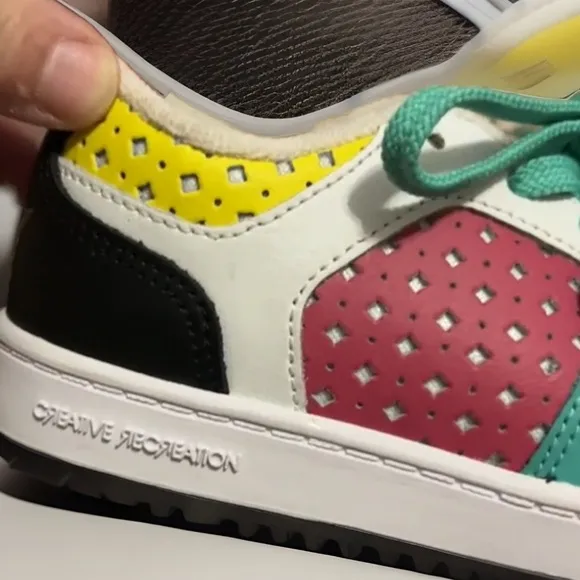 Creative Recreation Cesario Lo White Pink Turquoise Highlight Unisex Sneaker