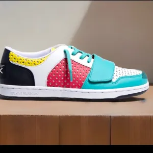 Creative Recreation Cesario Lo White Pink Turquoise Highlight Unisex Sneaker