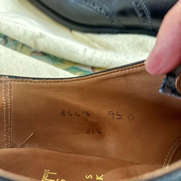 Crockett &amp; Jones handcrafted by Barney’s NY 9 1/2D beautiful shoes