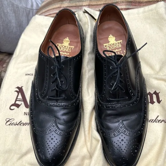 Crockett &amp; Jones handcrafted by Barney’s NY 9 1/2D beautiful shoes