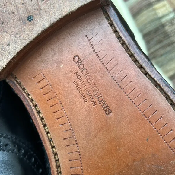 Crockett &amp; Jones handcrafted by Barney’s NY 9 1/2D beautiful shoes