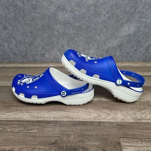 Crocs Classic Duke University Blue Devils Clogs Shoes Unisex‎ Mens 10 Womens 12
