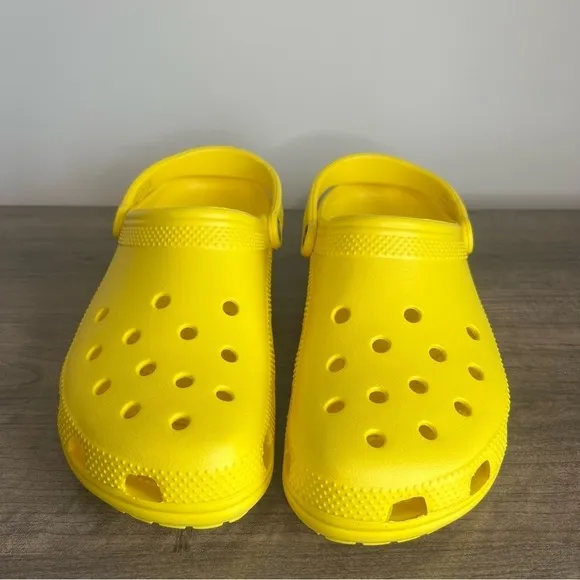Crocs Classic Lemon Yellow Men's Clog Size 11 #B1863