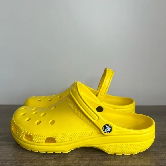 Crocs Classic Lemon Yellow Men's Clog Size 11 #B1863