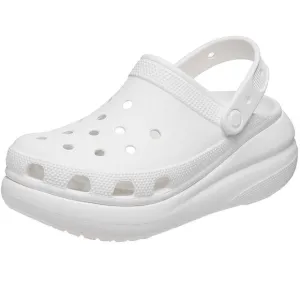 Crocs Crush Clogs 3-inch White Platform Casual Mens 11