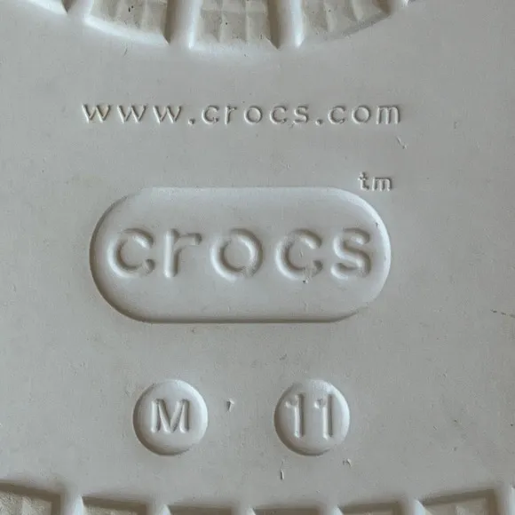 Crocs Crush Clogs 3-inch White Platform Casual Mens 11