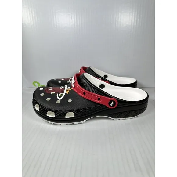 Crocs NBA Miami Heat Classic Clogs Mens Size 12 208861-001 Basketball NEW