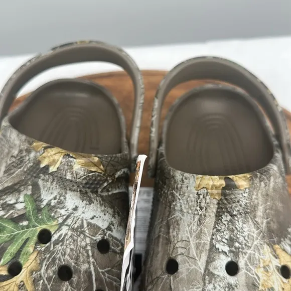 Crocs Real Tree Shoes Mens 8 Wm 10 New Edge Camouflage Classic Clogs
