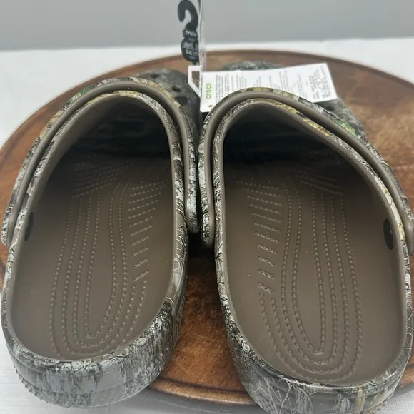 Crocs Real Tree Shoes Mens 8 Wm 10 New Edge Camouflage Classic Clogs