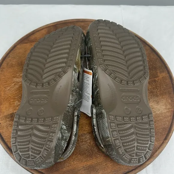 Crocs Real Tree Shoes Mens 8 Wm 10 New Edge Camouflage Classic Clogs